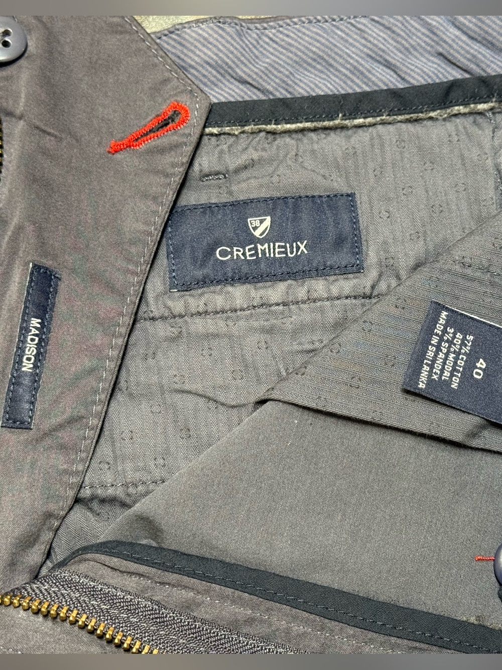 Daniel Cremieux Men's Charcoal Gray Flat Front Madison Shorts